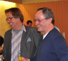 Der Neue, Dietrich Schmid, mit Axel Mönch, der ehemalige Vorsitzende